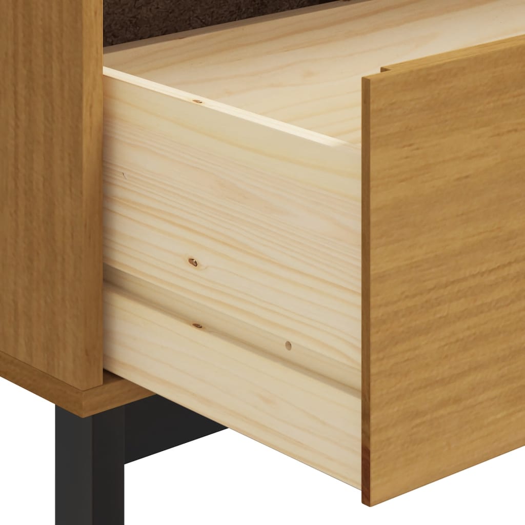 Sideboard with doors FLAM, 80x40x80cm, solid pine