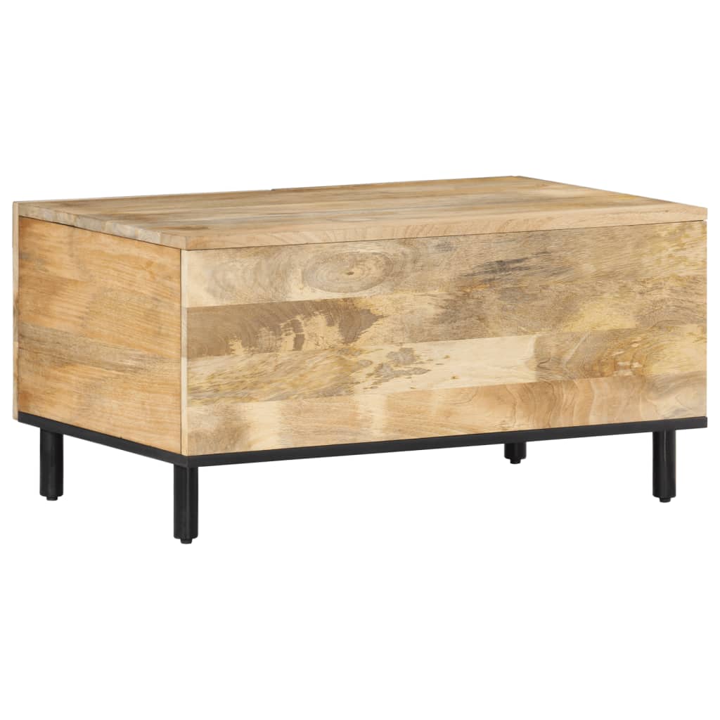 Coffee table, 80x50x40cm, solid mango wood