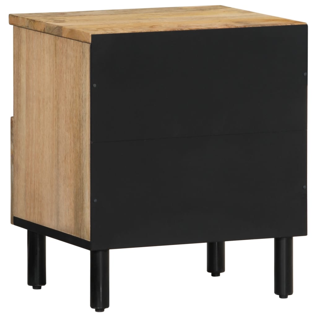 Bedside cabinet, 40x33x46cm, solid mango wood