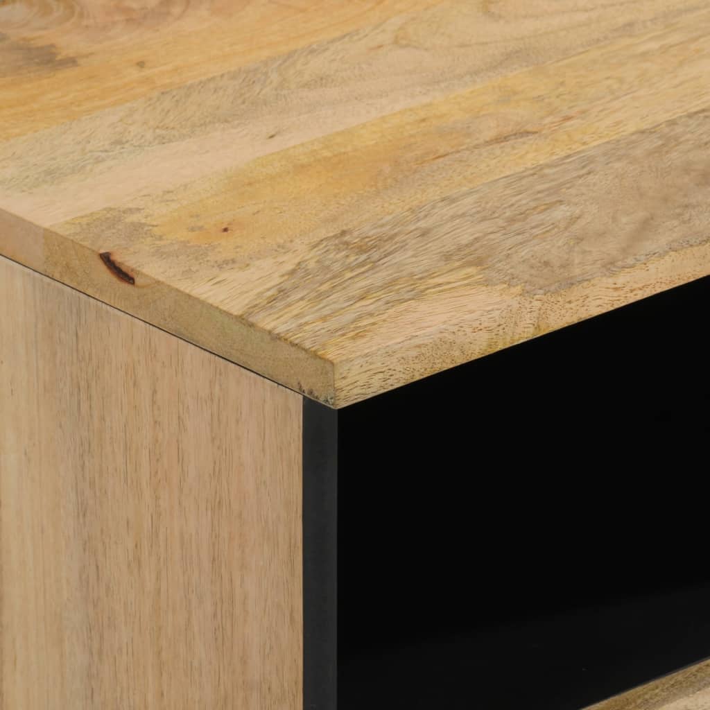 Bedside cabinet, 40x33x46cm, solid mango wood