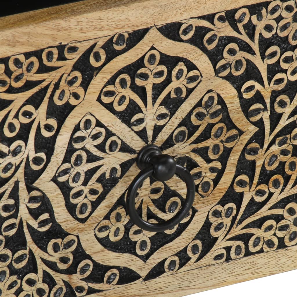 Bedside cabinet, 40x33x46cm, solid mango wood