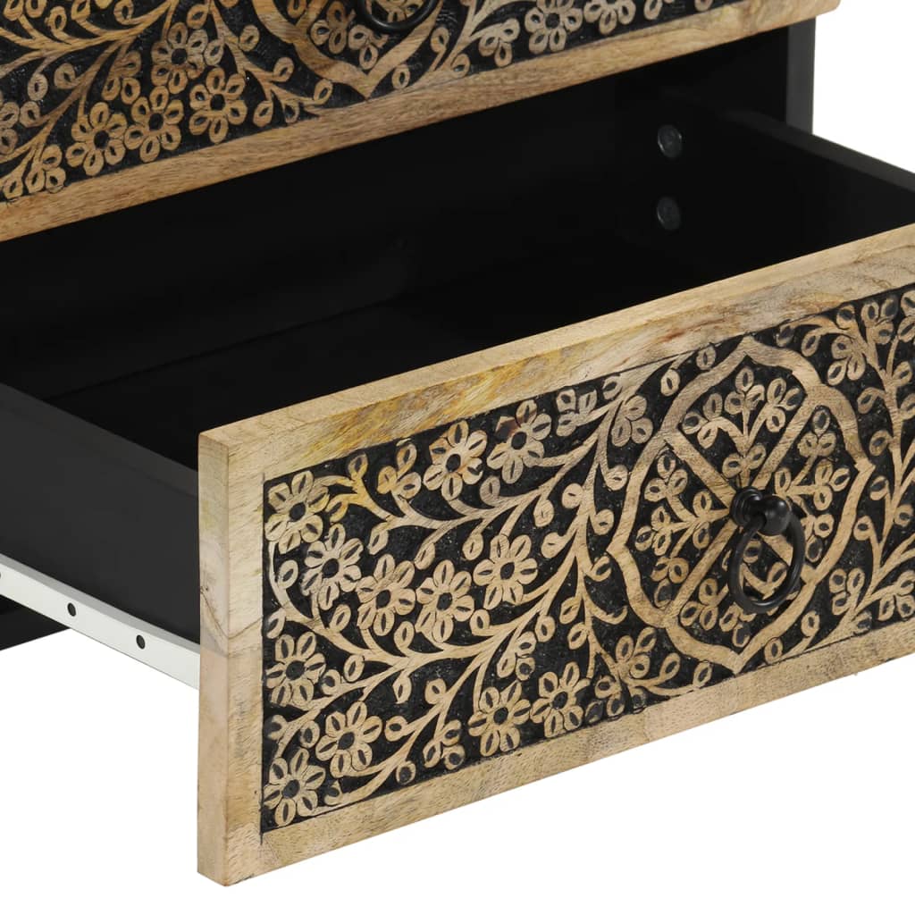 Nightstand, 50x33x60cm, solid mango wood
