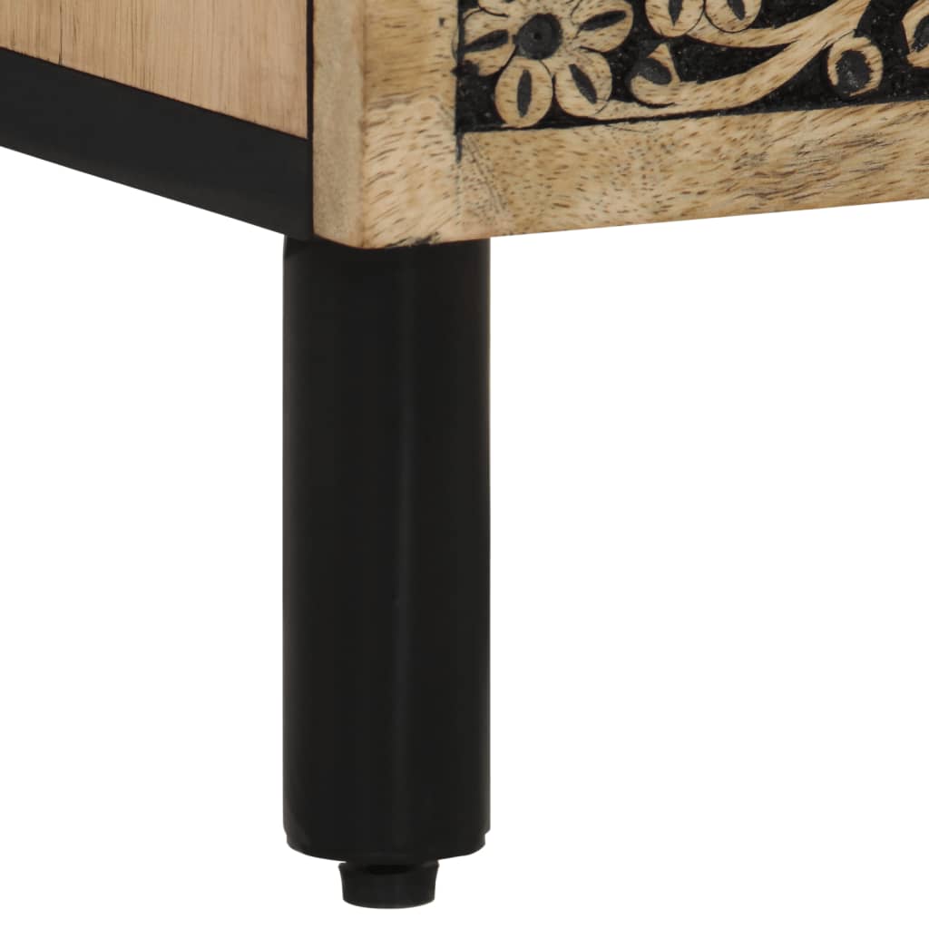 Nightstand, 50x33x60cm, solid mango wood