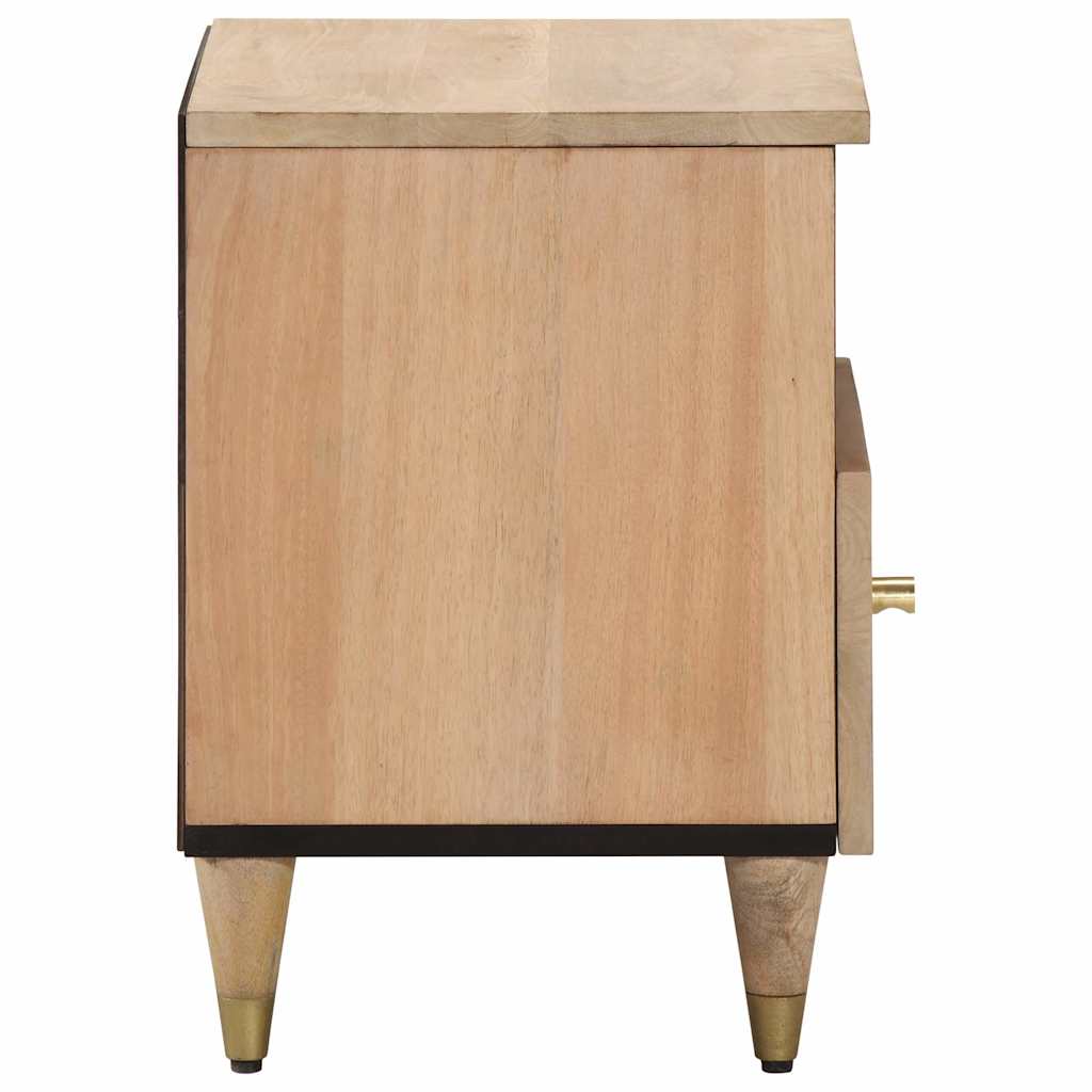 Bedside cabinets, 2 pcs., 40x33x46cm, solid mango wood