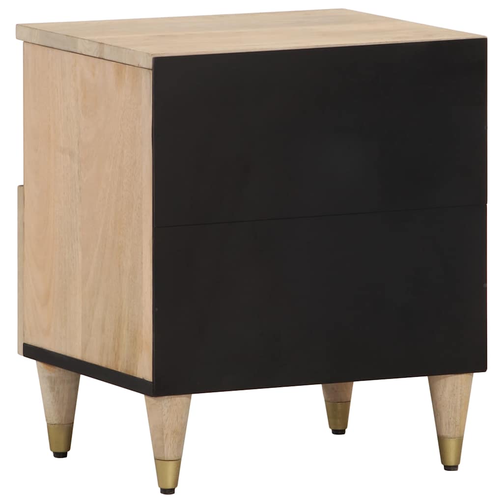 Bedside cabinets, 2 pcs., 40x33x46cm, solid mango wood