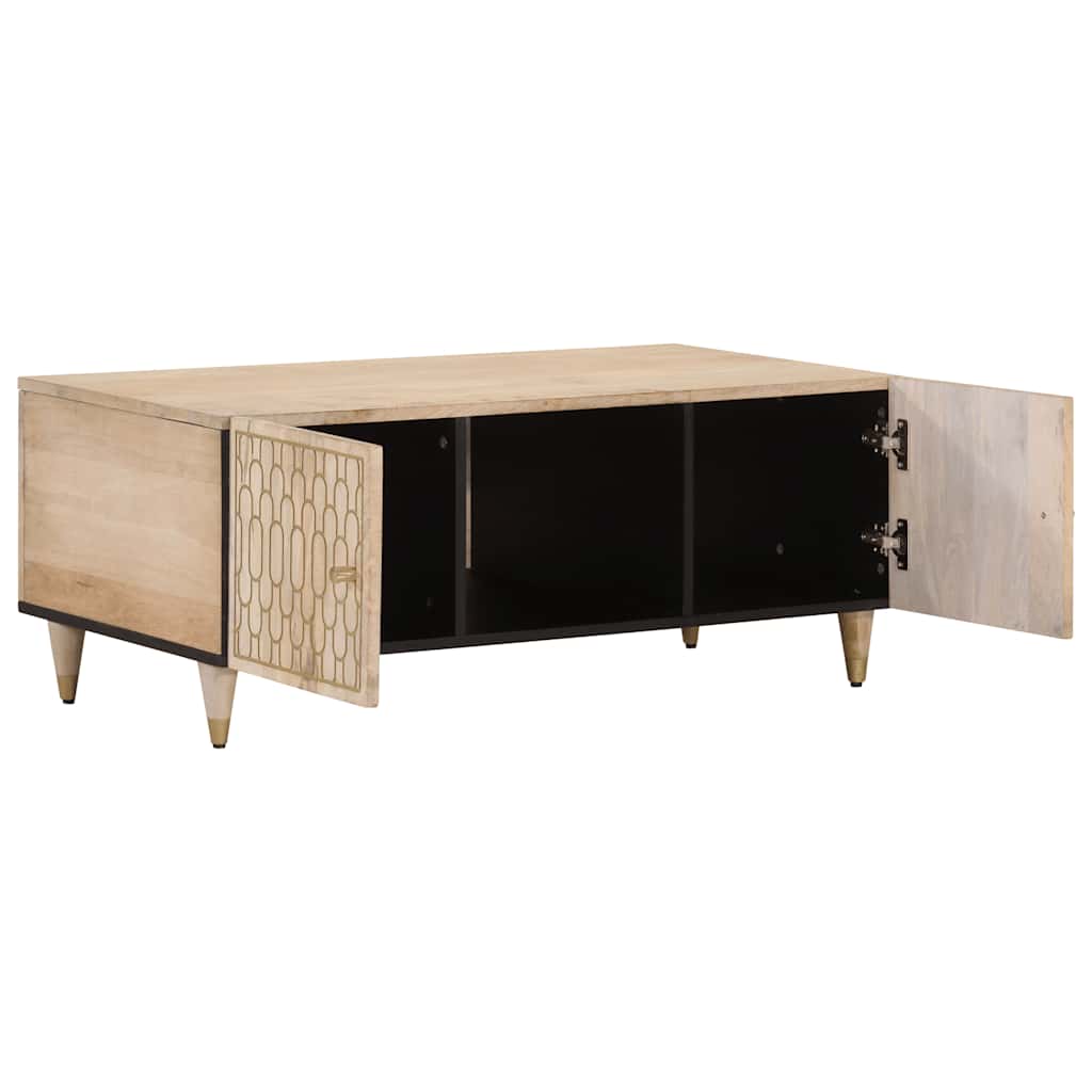 Coffee table, 100x54x40cm, solid mango wood