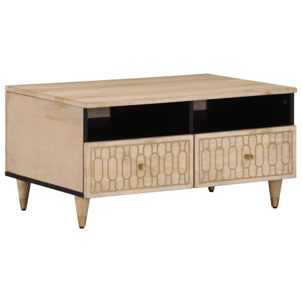 Coffee table, 80x54x40cm, solid mango wood