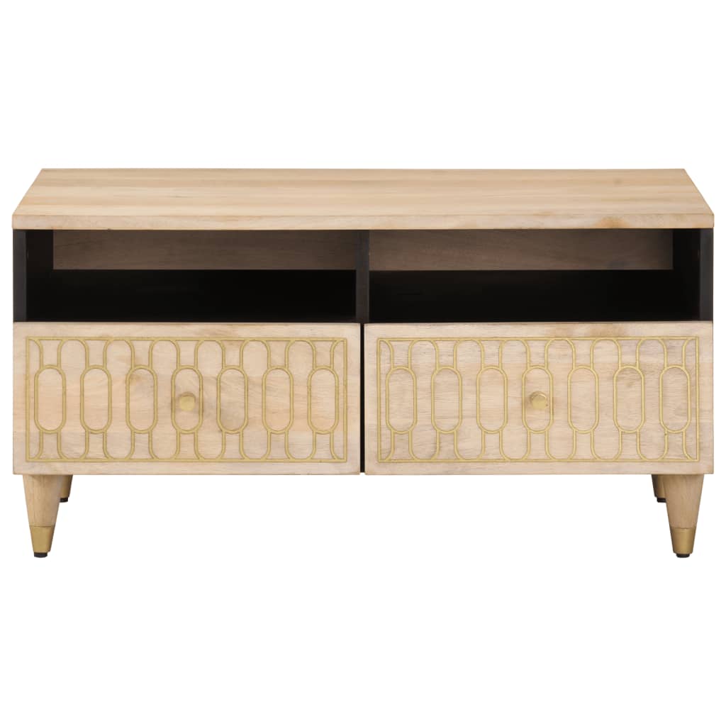 Coffee table, 80x54x40cm, solid mango wood