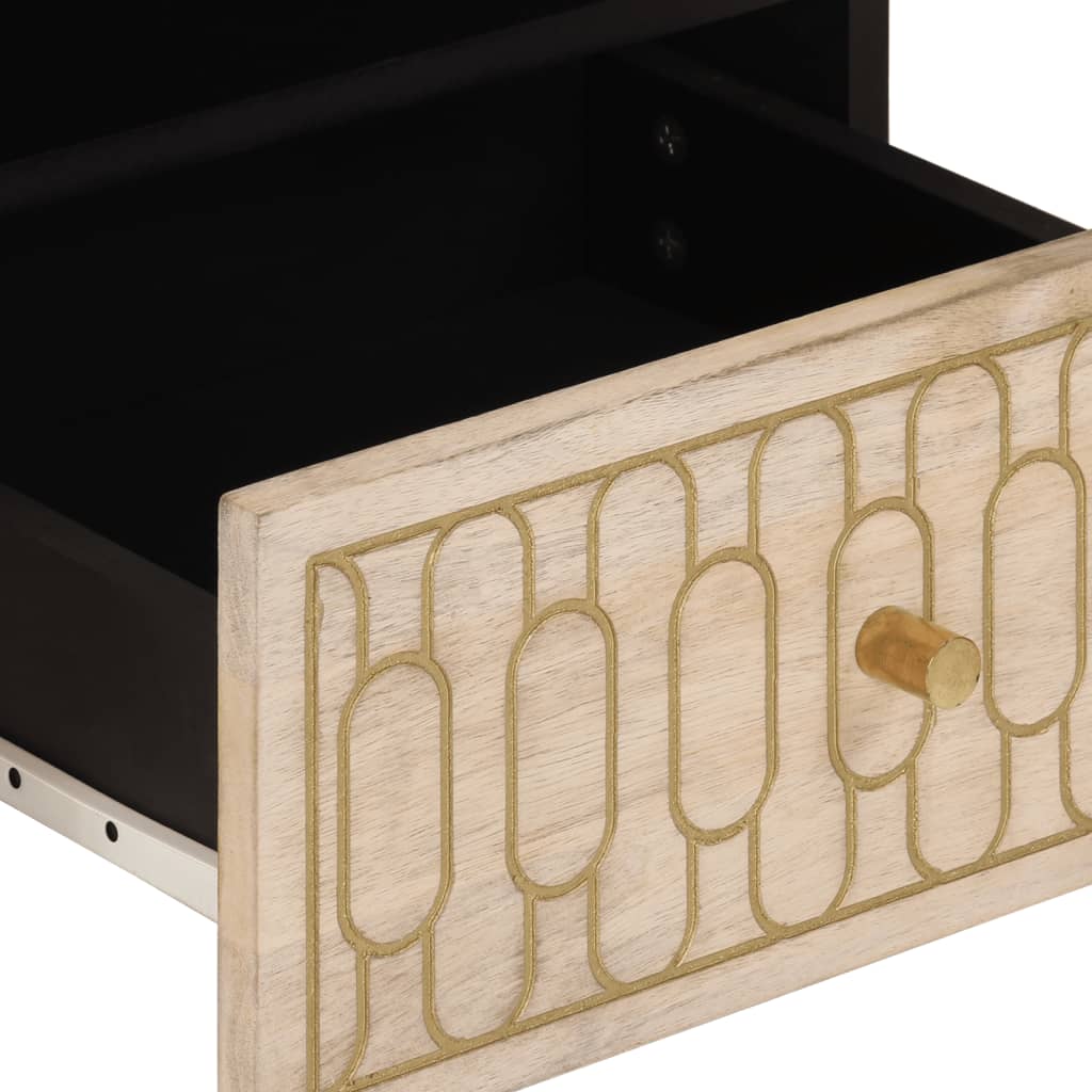 Coffee table, 80x54x40cm, solid mango wood