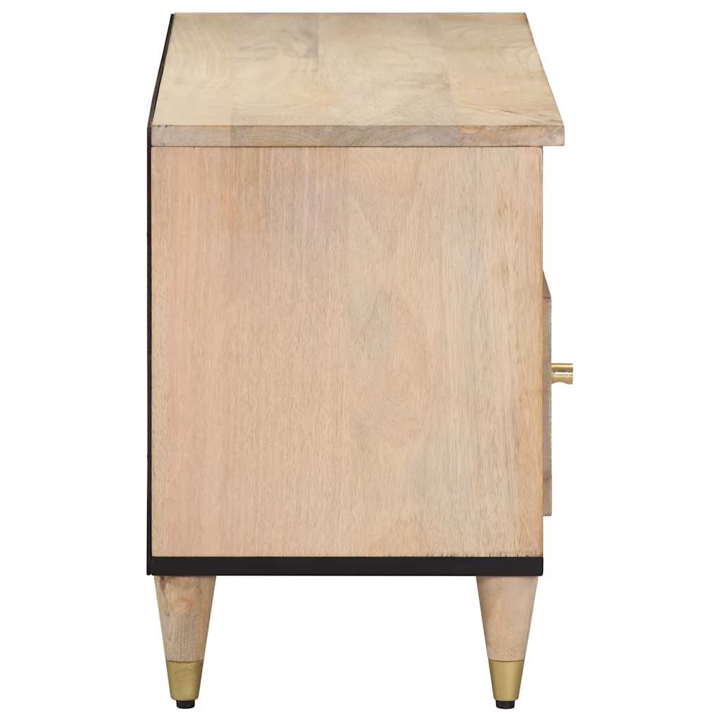 TV cabinet, 100x33x46cm, solid mango wood