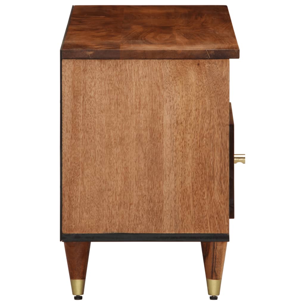 TV cabinet, 100x33x46cm, solid mango wood