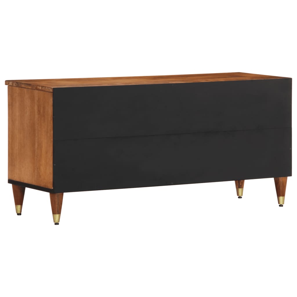 TV cabinet, 100x33x46cm, solid mango wood