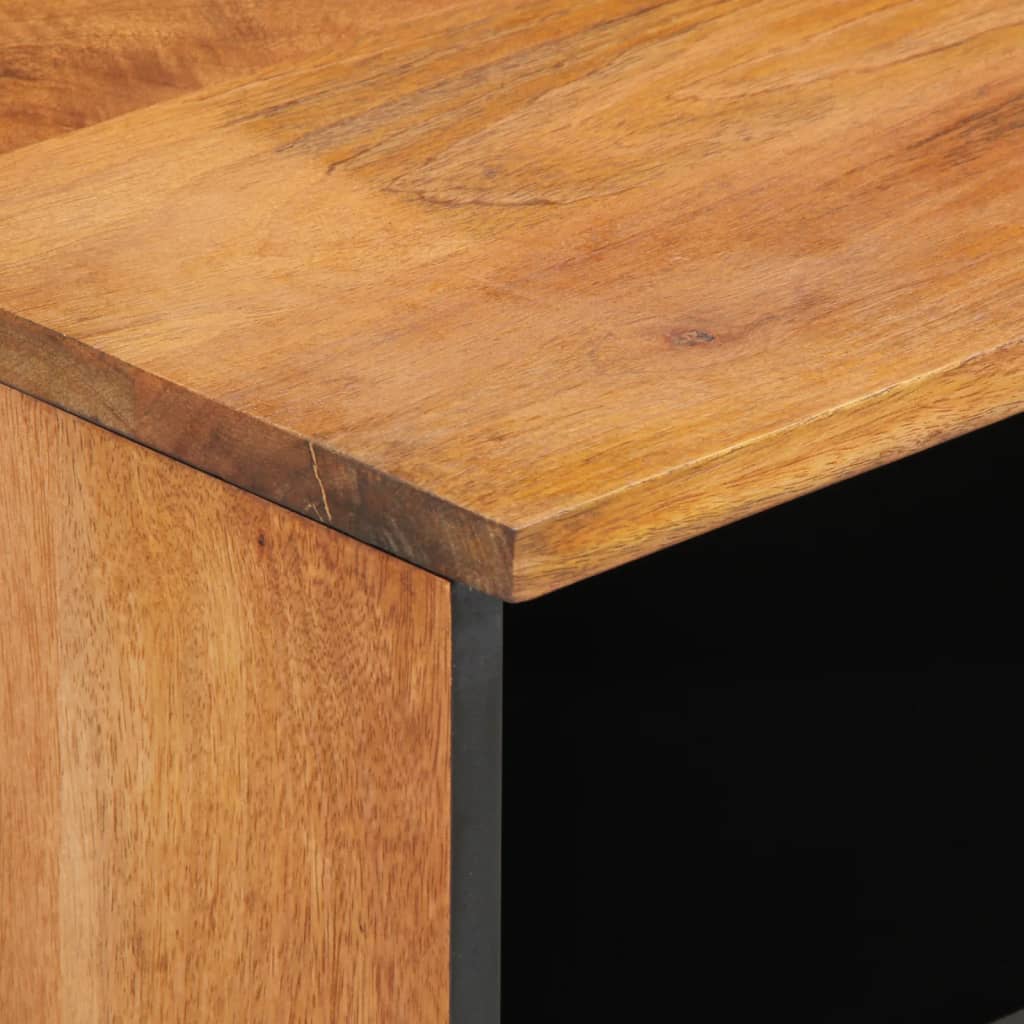 TV cabinet, 100x33x46cm, solid mango wood