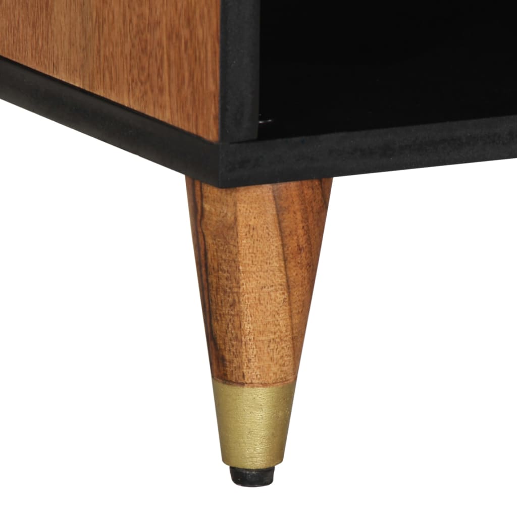 TV cabinet, 100x33x46cm, solid mango wood