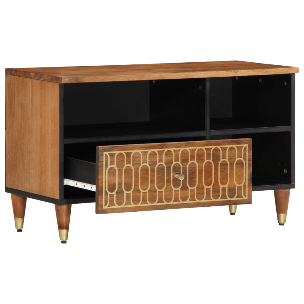 TV cabinet, 80x33x46cm, solid mango wood