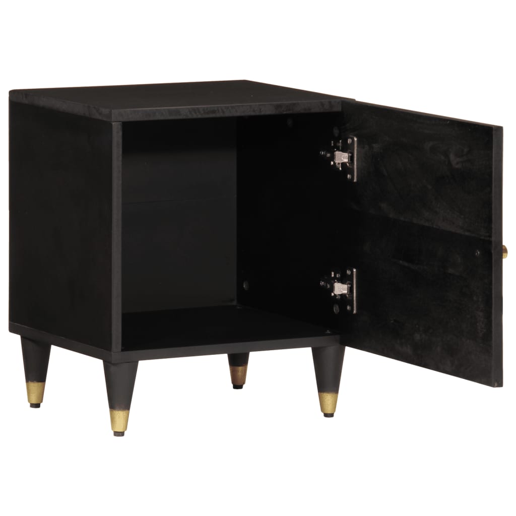 Bedside cabinets, 2 pcs., 40x33x46cm, solid mango wood