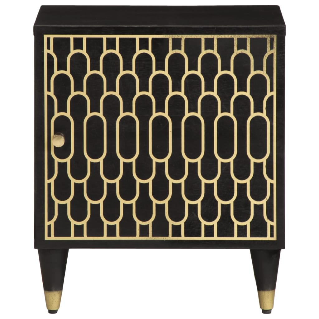 Bedside cabinets, 2 pcs., 40x33x46cm, solid mango wood