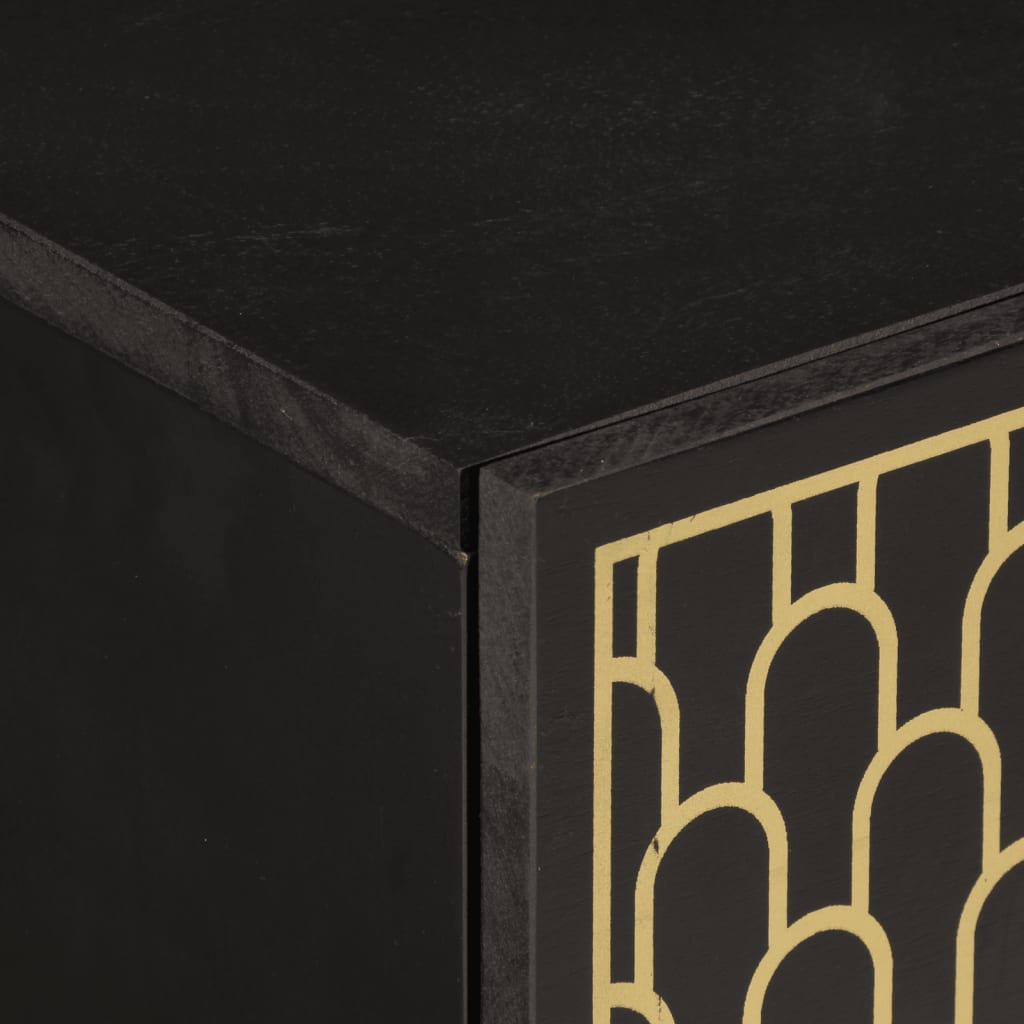 Bedside cabinets, 2 pcs., 40x33x46cm, solid mango wood