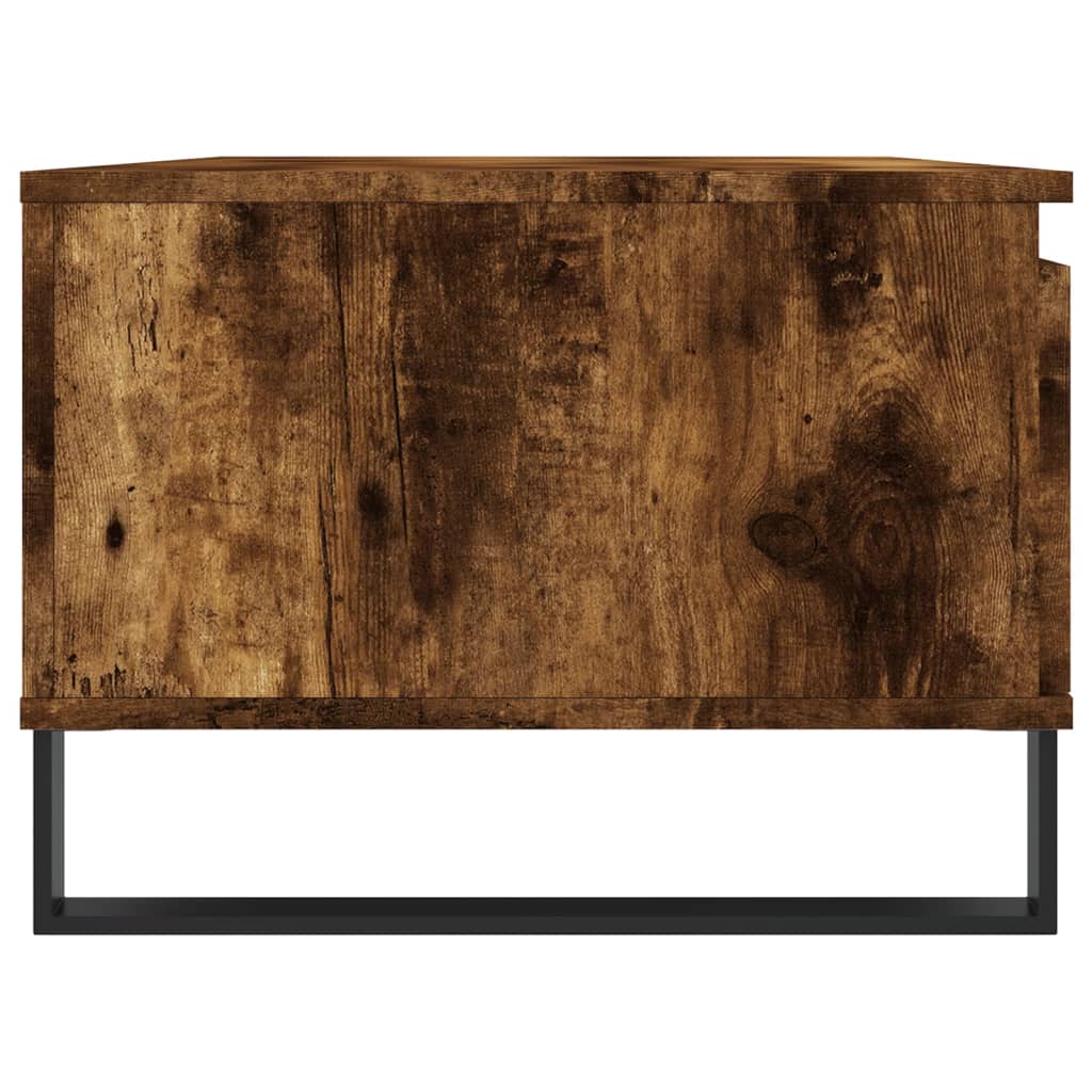 Coffee table, smoked oak, 90x50x36.5cm, engineered wood
