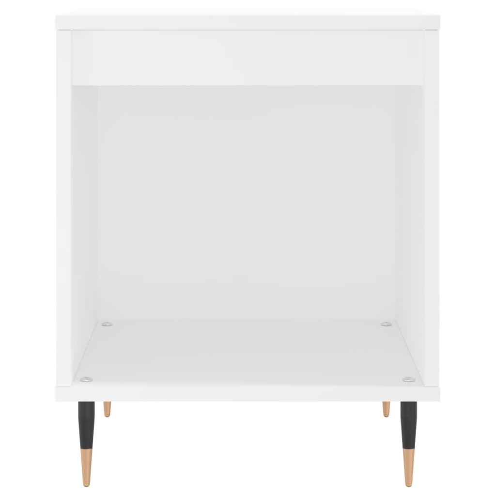 Bedside tables, 2 pcs., white, 40x35x50cm, engineered wood