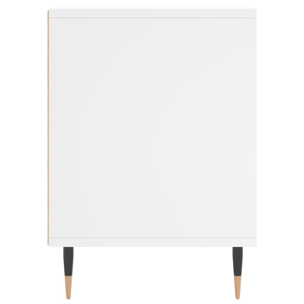 Bedside tables, 2 pcs., white, 40x35x50cm, engineered wood