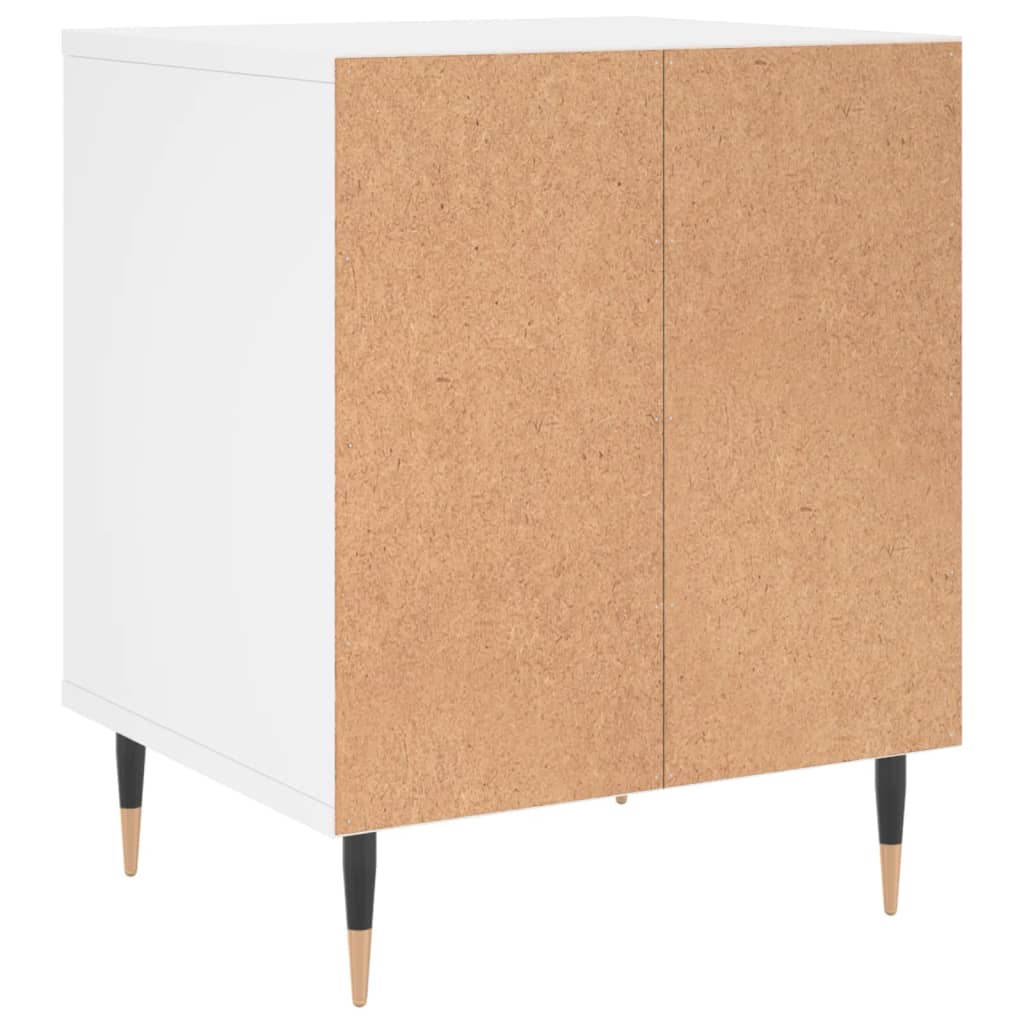 Bedside tables, 2 pcs., white, 40x35x50cm, engineered wood