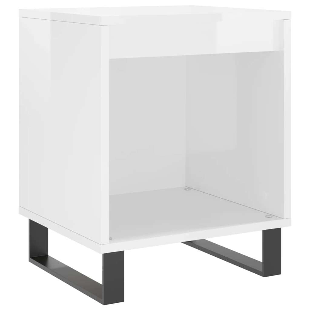 Bedside tables, 2 pcs., white, 40x35x50cm, engineered wood