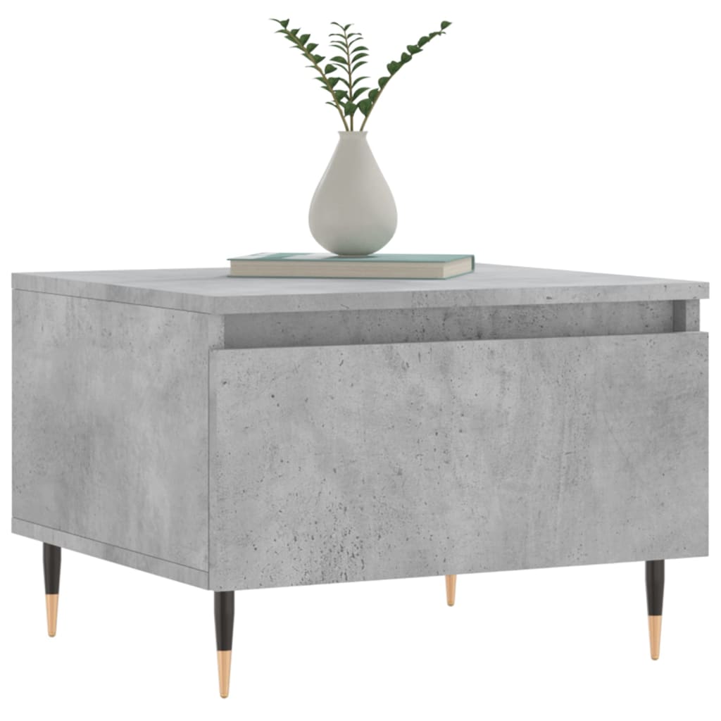 Coffee tables, 2 pcs, concrete grey, 50x46x35cm, wood