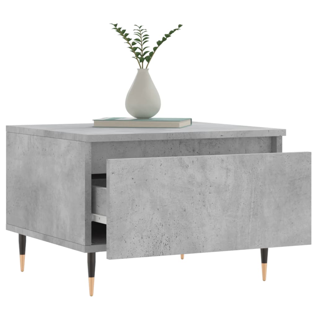 Coffee tables, 2 pcs, concrete grey, 50x46x35cm, wood