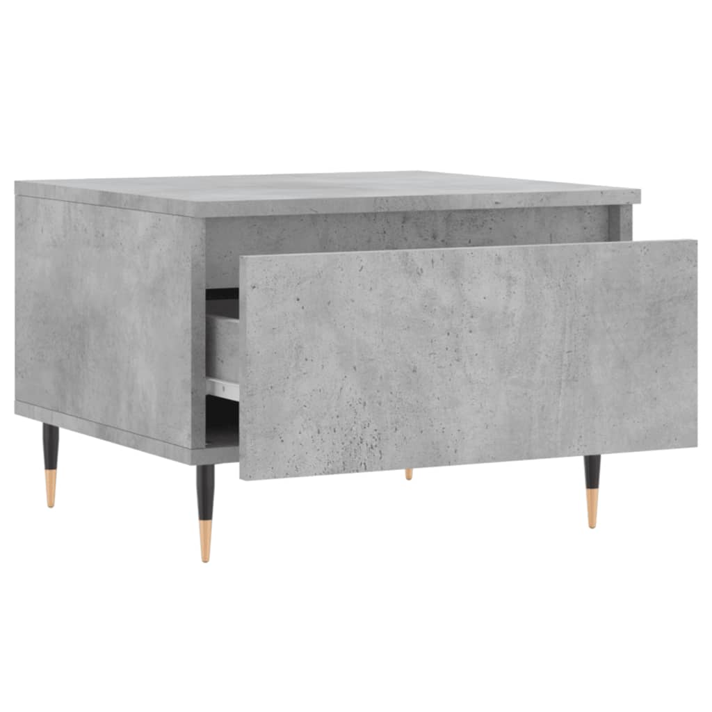 Coffee tables, 2 pcs, concrete grey, 50x46x35cm, wood
