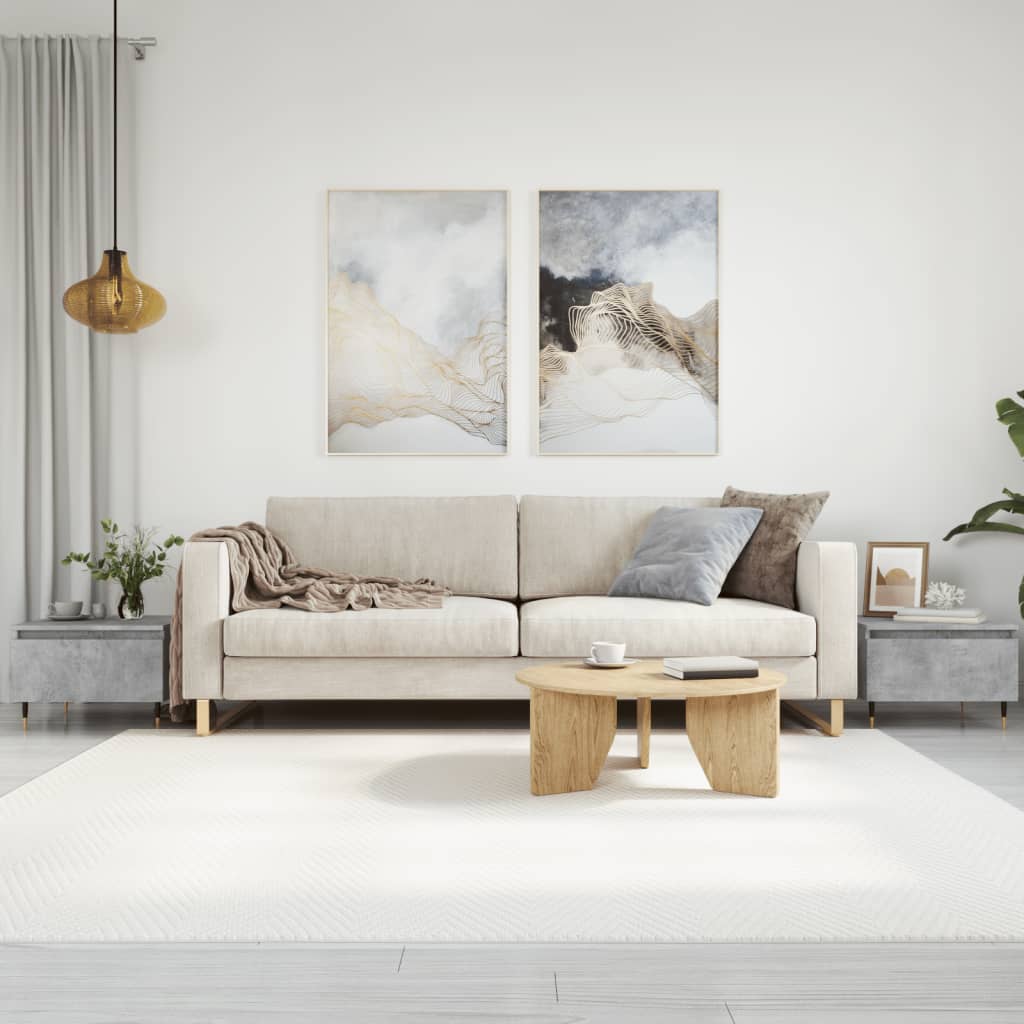 Coffee tables, 2 pcs, concrete grey, 50x46x35cm, wood