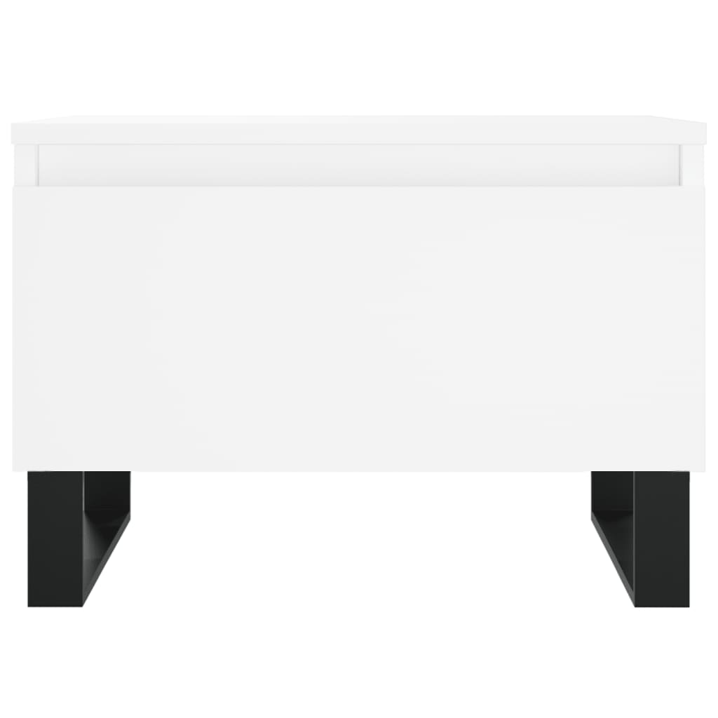 Coffee tables, 2 pcs, white, 50x46x35cm, engineered wood
