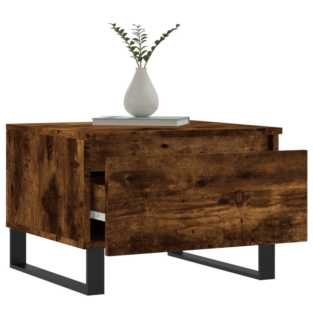 Coffee tables, 2 pcs., smoky oak, 50x46x35cm, wood