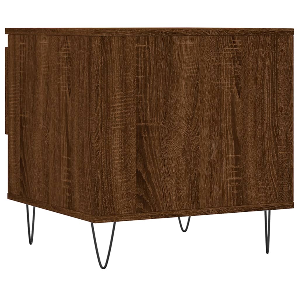 Coffee tables, 2 pcs, brown oak, 50x46x50 cm, wood