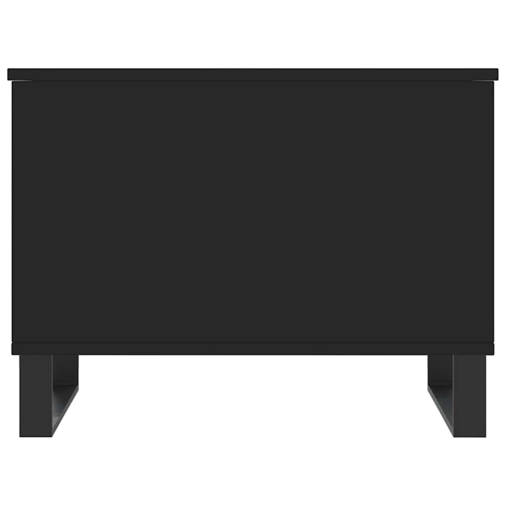 Coffee table, black, 60x44.5x45cm, engineered wood