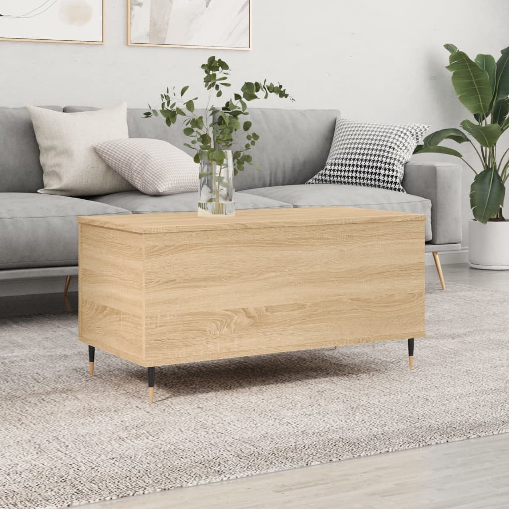 Coffee table, Sonoma oak, 90x44.5x45cm, engineered wood