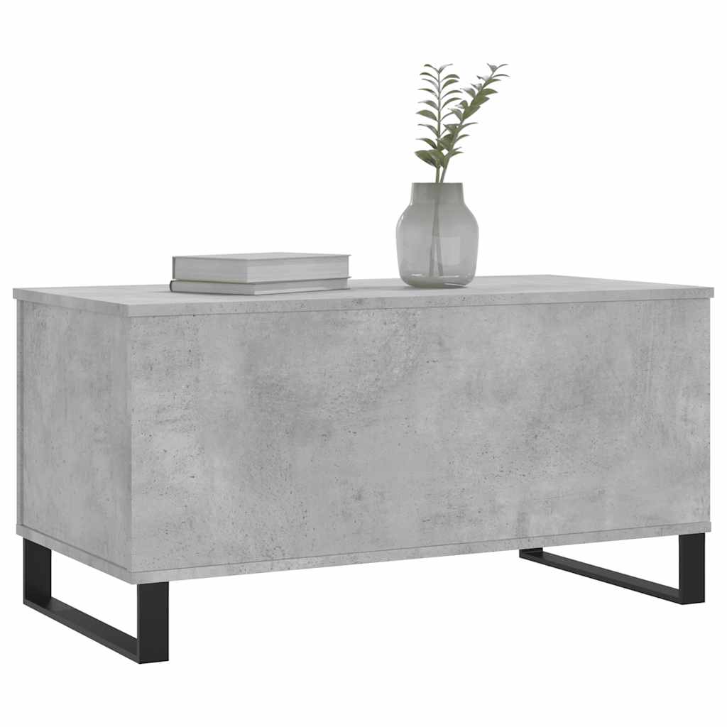 Coffee table, concrete grey, 90x44.5x45cm, engineered wood