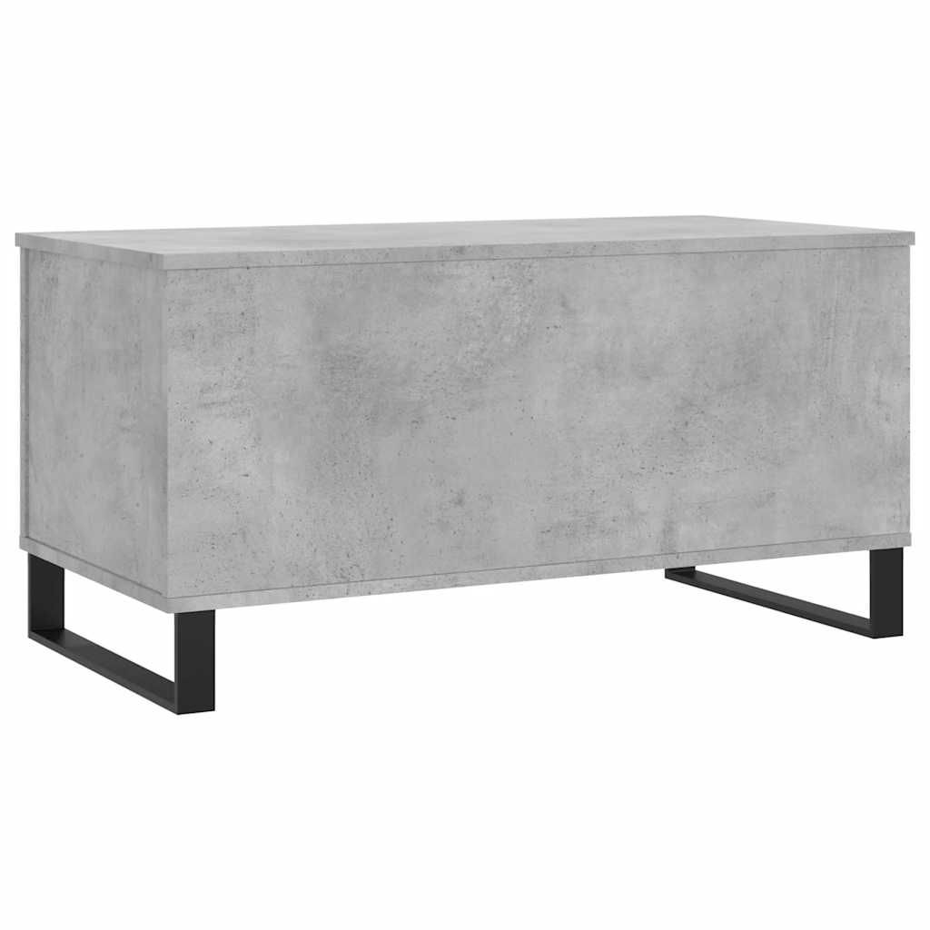 Coffee table, concrete grey, 90x44.5x45cm, engineered wood