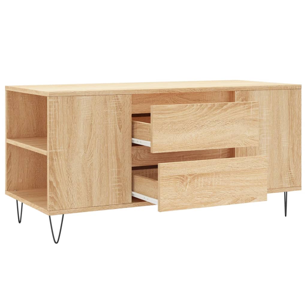 Coffee Table, Sonoma Oak, 102x44.5x50cm, Engineered Wood