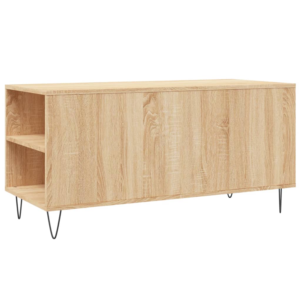 Coffee Table, Sonoma Oak, 102x44.5x50cm, Engineered Wood