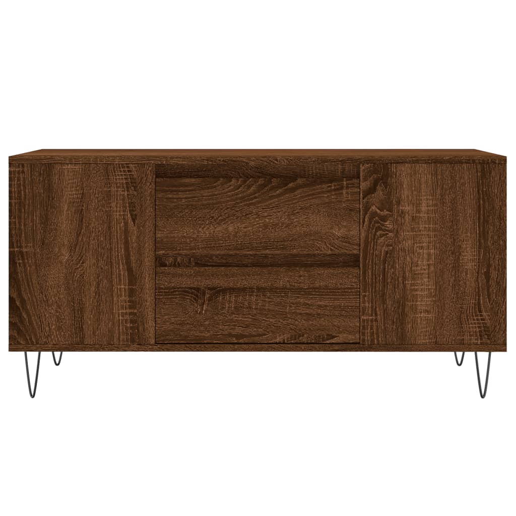 Kafijas galdiņš, brūns ozols, 102x44,5x50 cm, apstrādāta koksne