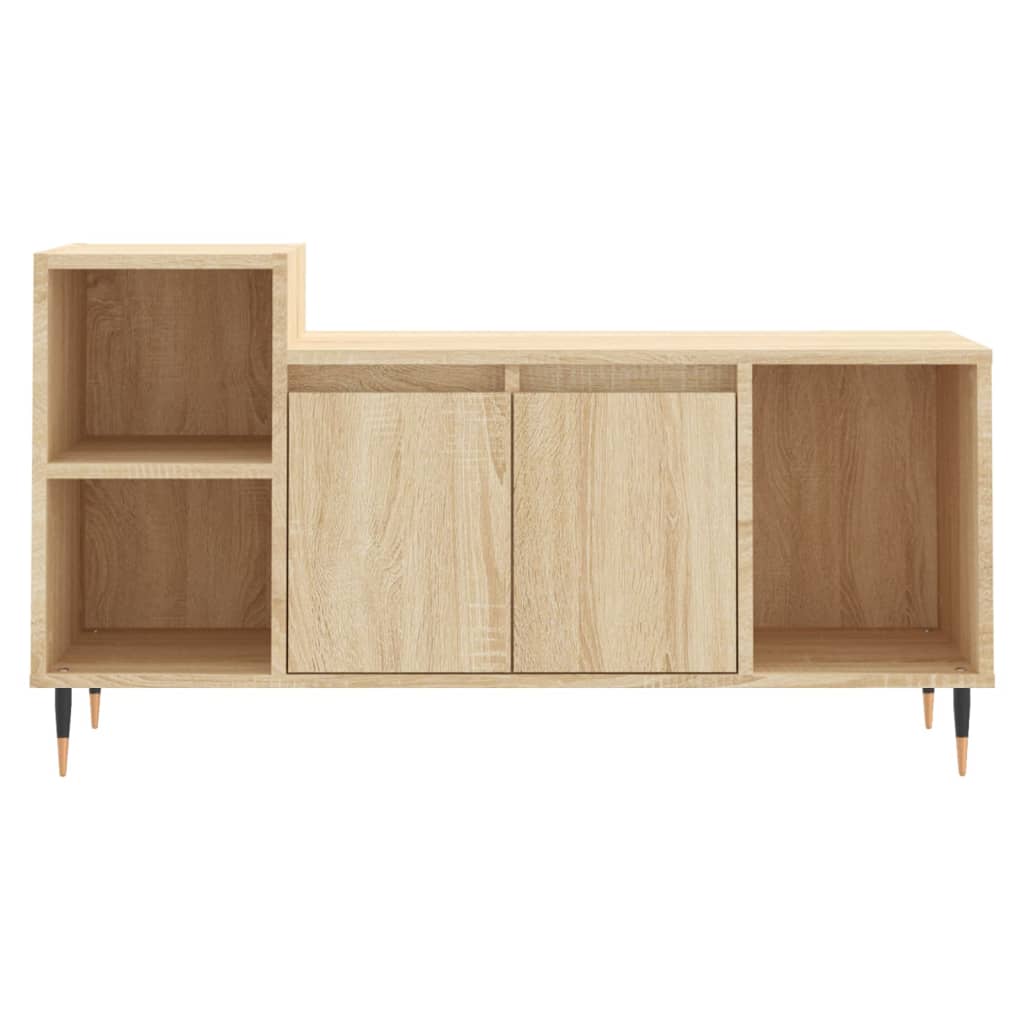 TV cabinet, oak, 100x35x55cm, treated wood
