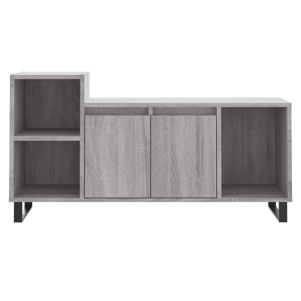 TV cabinet, grey oak, 100x35x55cm, wood