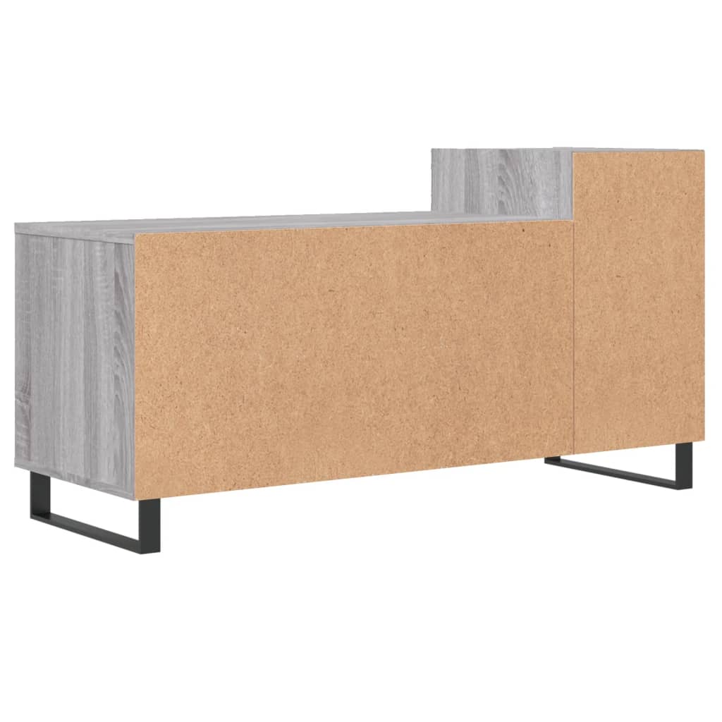 TV cabinet, grey oak, 100x35x55cm, wood