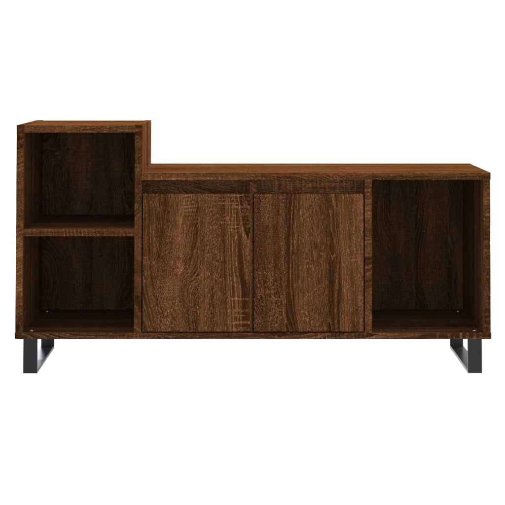 TV cabinet, brown oak, 100x35x55cm, wood
