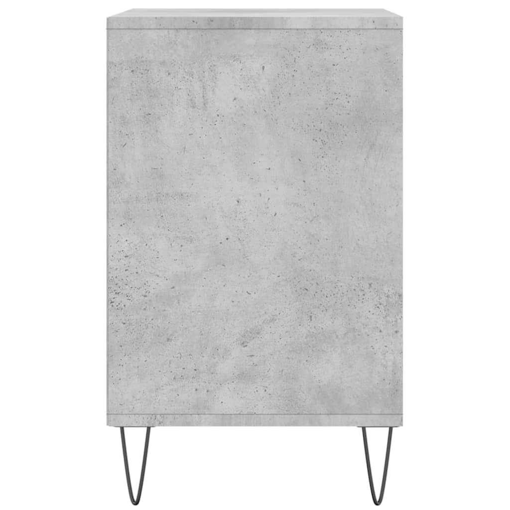 Spintelė batams, betono pilka, 102x36x60cm, apdirbta mediena