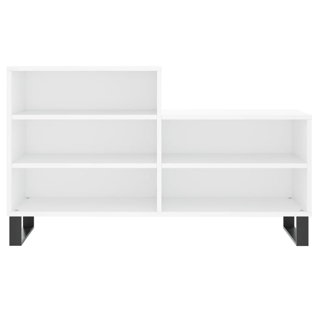 Shoe cabinet, white, 102x36x60cm, engineered wood