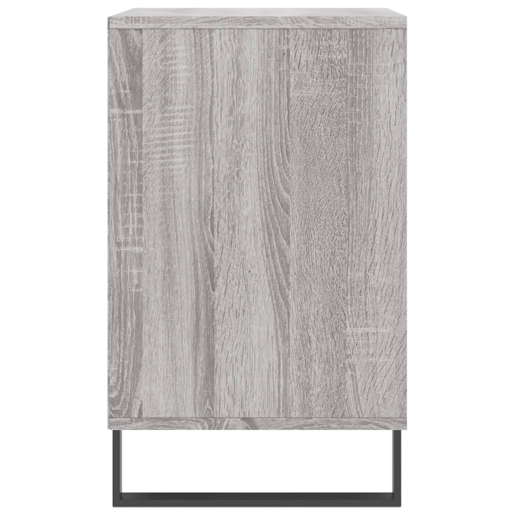 Shoe cabinet, grey oak, 102x36x60cm, engineered wood