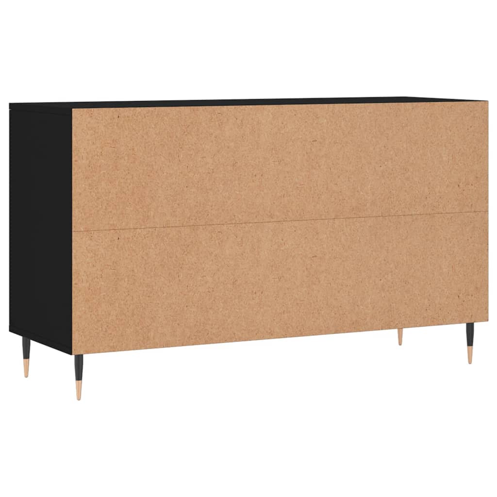 Apavu skapis, melns, 102x36x60cm, apstrādāta koksne