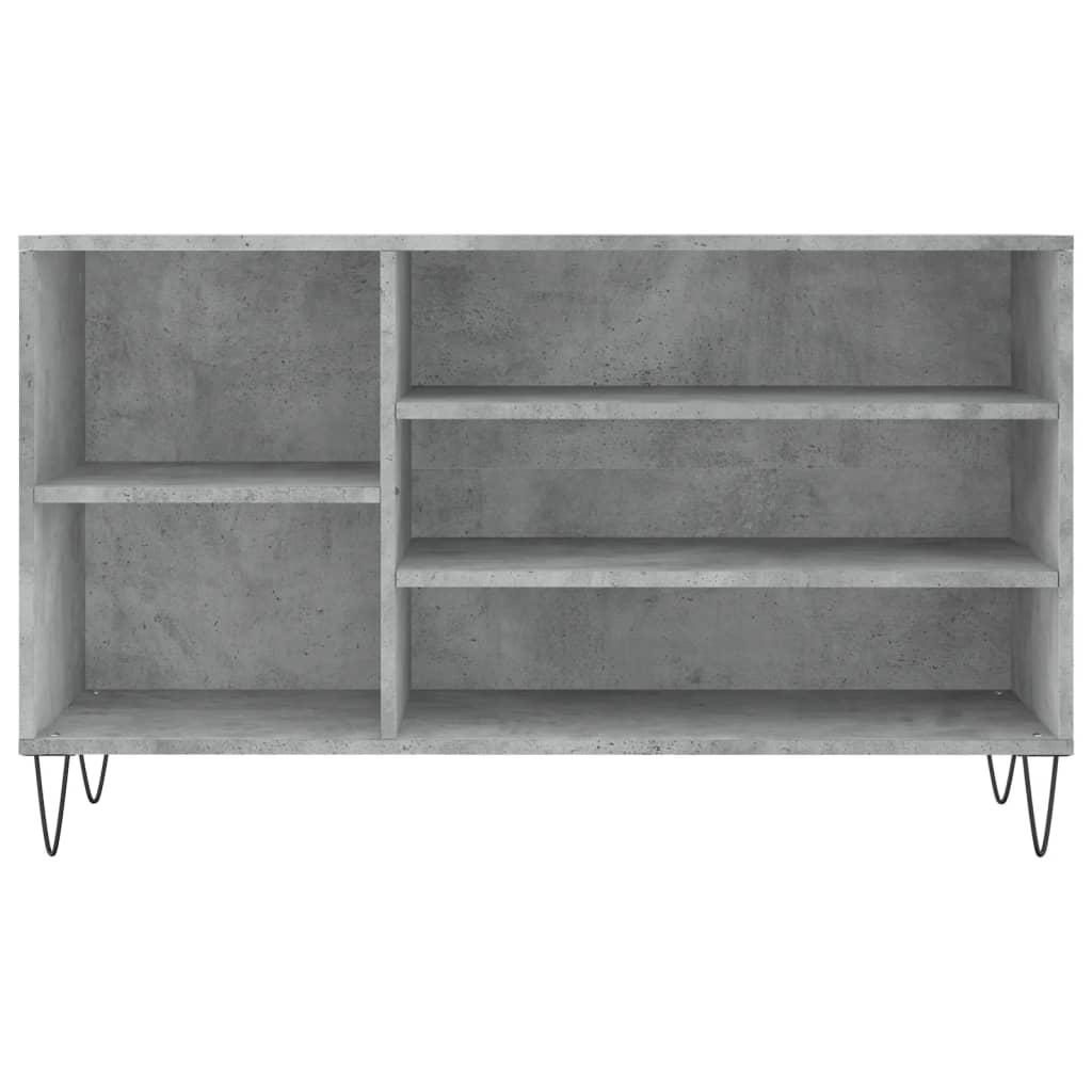 Apavu skapis, betona pelēks, 102x36x60cm, apstrādāta koksne